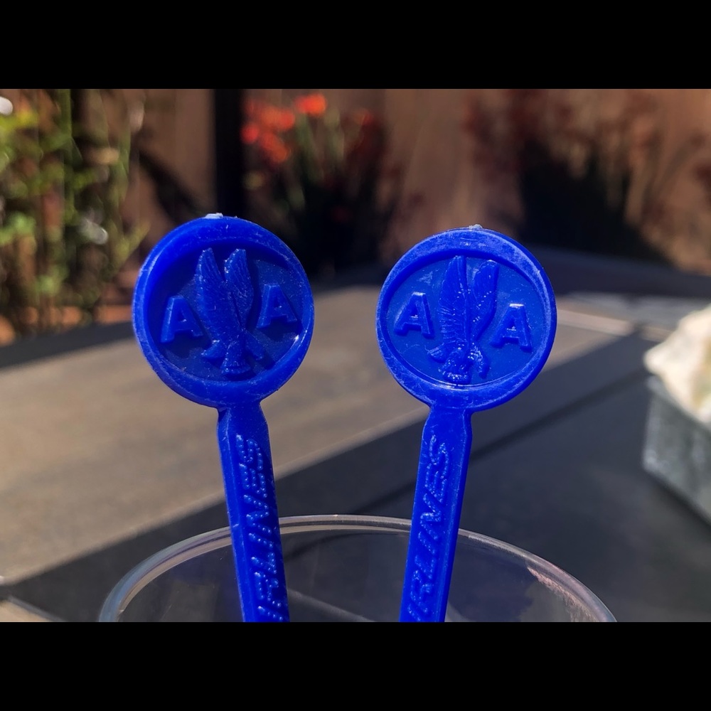 American Airlines vintage swizzle sticks